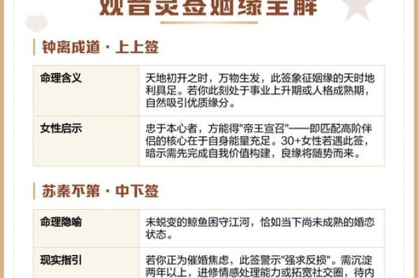 月下老人灵签10签签解