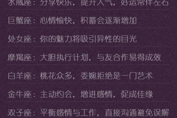 星座19年8月1日运势