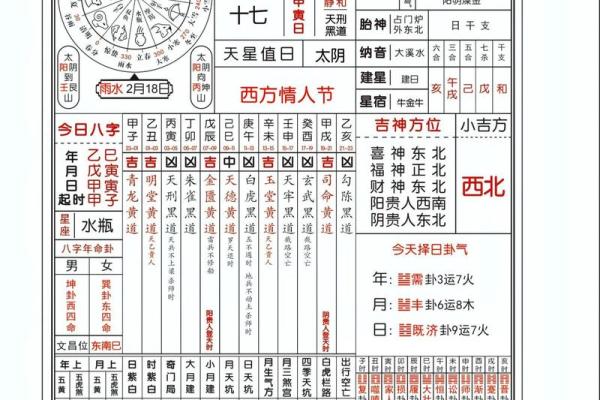 八字算命老黄历