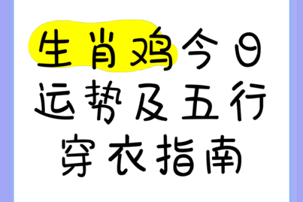 明天生肖鸡运势方位