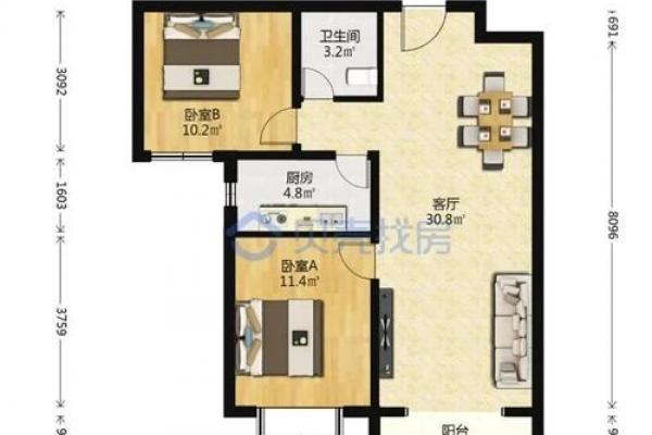 一进门就是直通客厅的阳台风水