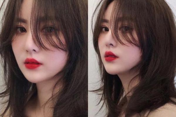 八字刘海锁骨发