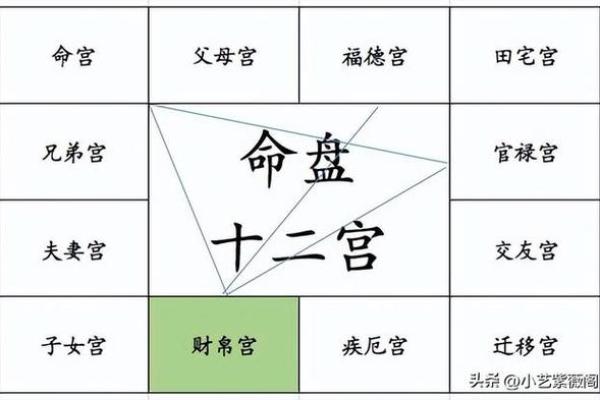 星座命盘及十二宫位分析