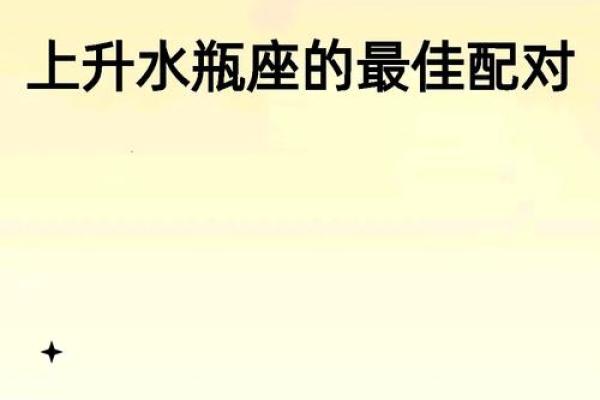 水瓶座男人最适合的星座